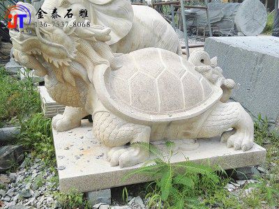 石雕龟龙雕像