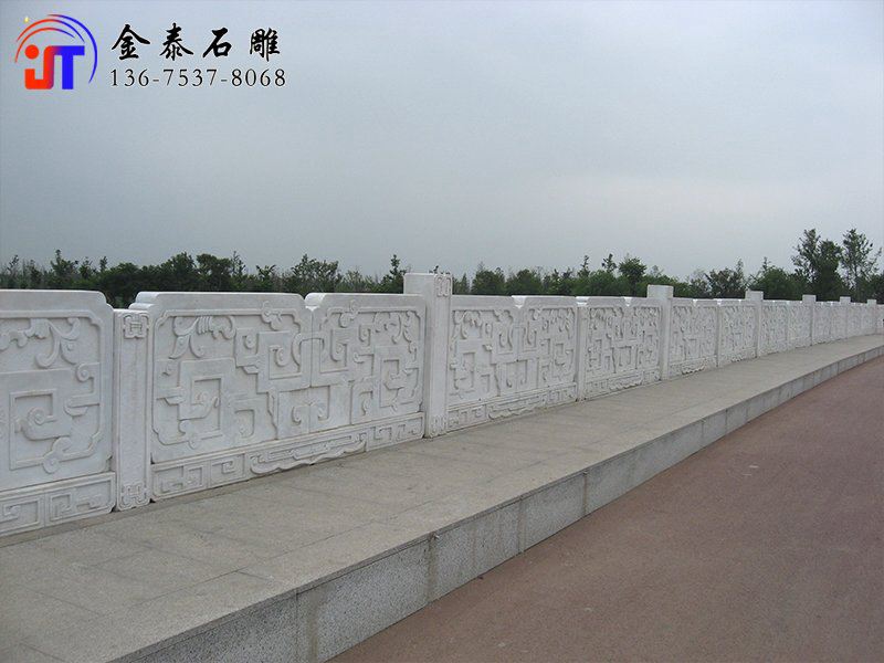 桥梁汉白玉石栏杆(图1)